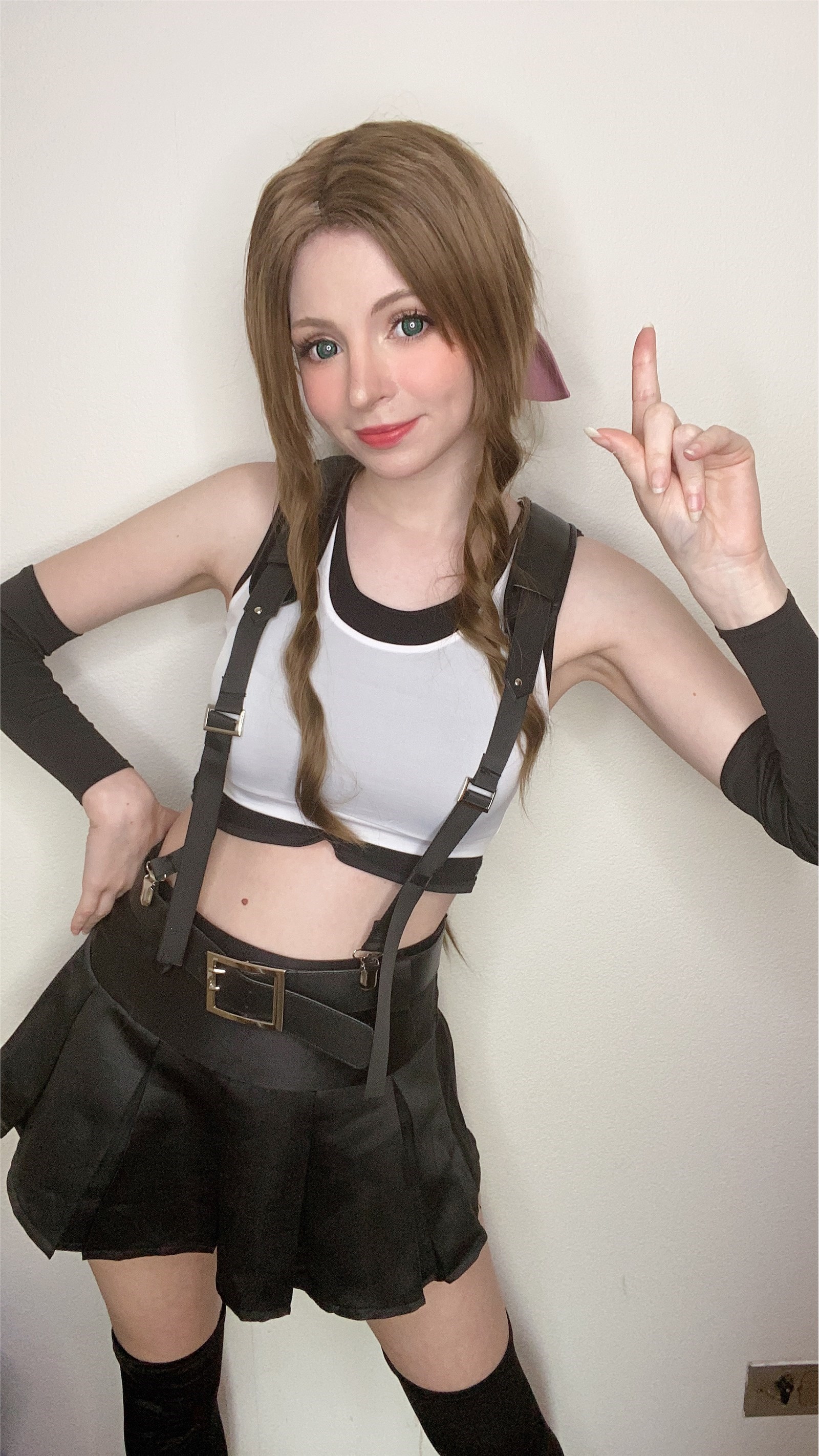 cos Peach milky - Aerith Tifa Swap(43)